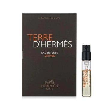 Hermes Terre D'Hermes Eau Intense Vetiver Eau De Parfum Vial 2ml Pack of 2